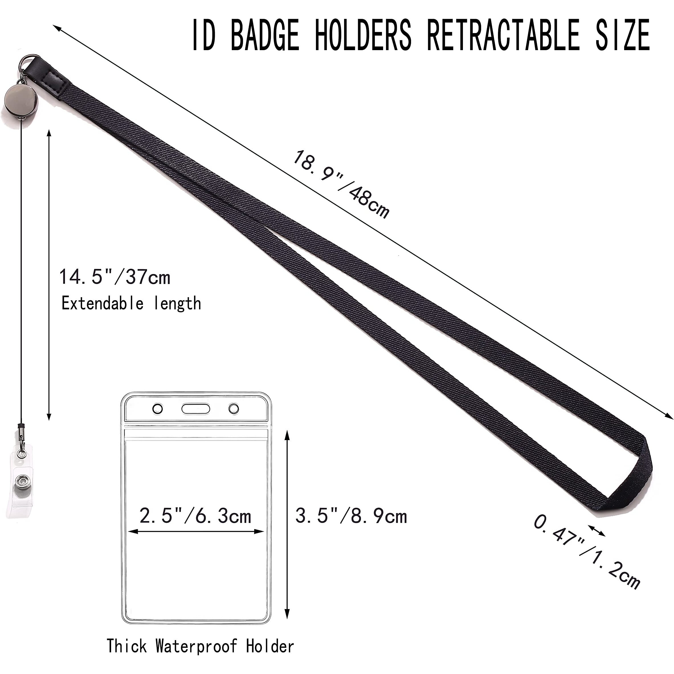 Cute Lanyard Id Holder Durable Retractable Lanyards For Id Badges,Waterproof Id Badge Holder For Cruise Ships Key Cards