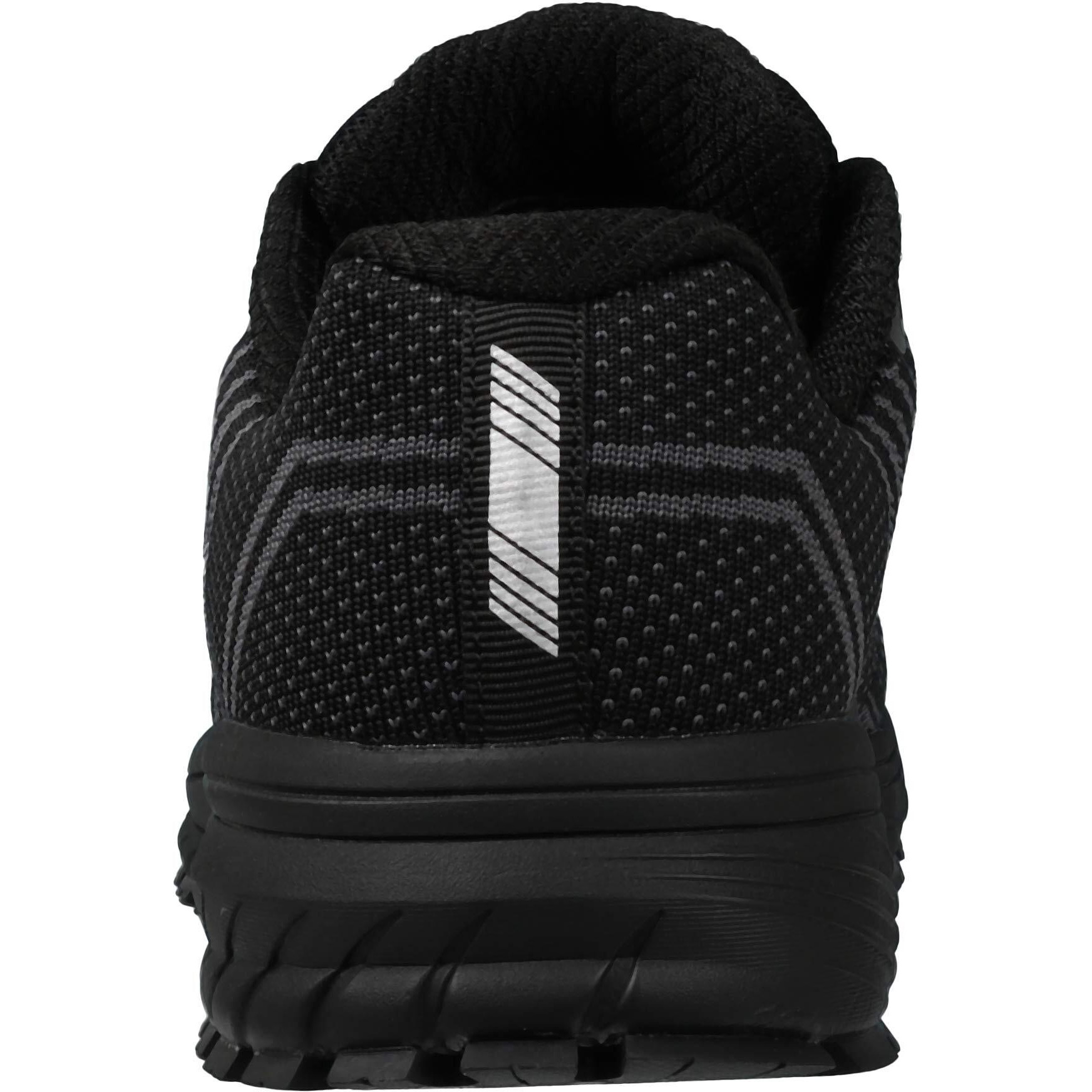 Joomra Whitin Men's Running Shoes Walking Jogging Workout Fitness Size 7 Black Lightweight Cushion Breathable Teens Boys Lace Up Runny Gym Sport Tennis Sneakers For Man 40