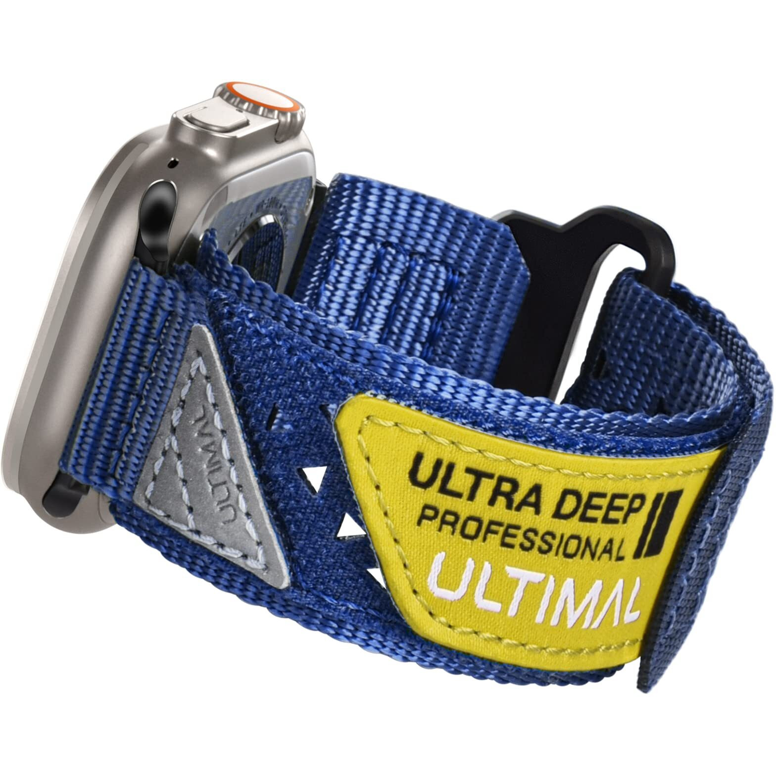 Ultimal Nylon Band Compatible With Apple Watch 38Mm 40Mm 41Mm 42Mm 44Mm 45Mm 49Mm For Men Women, Tough Breathable Nylon Sports Strap, Hollow Out Design For Iwatch Series 8/7/6/5/4/Se/3/2/1/Ultra