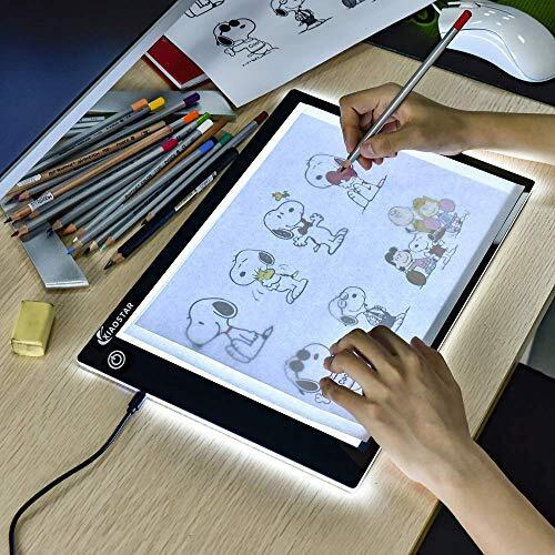 Light Box Drawing A4,Tracing Board With Brightness Adjustable For Artists, Animation Drawing, Sketching, Animation, X-Ray Viewing