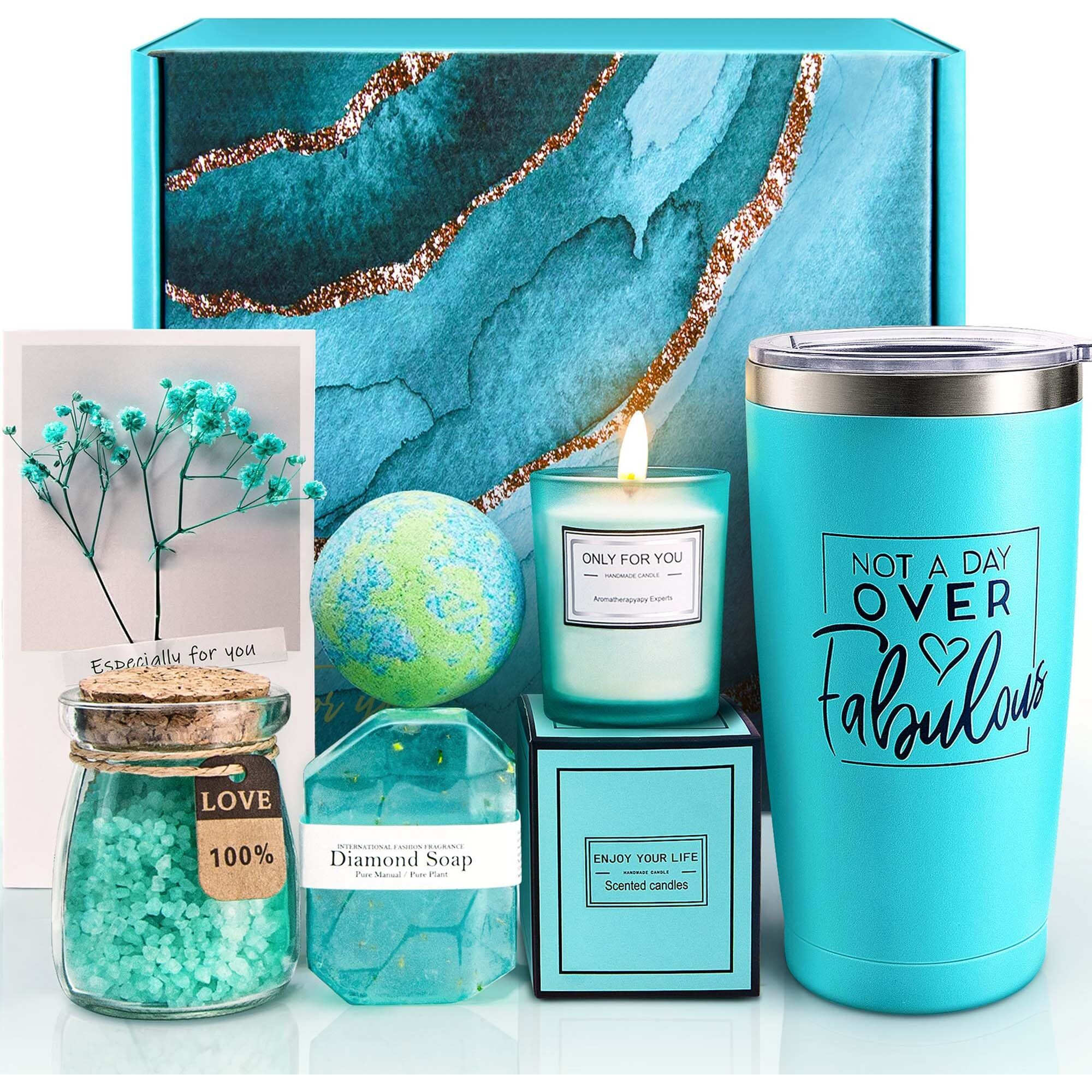 Birthday Gifts For Women, Relaxing Spa Gift Basket Set, Unique Gift Ideas For Women, Christmas Gifts For Mom Sister Best Friend Wife, Coworker Teacher Nurse Gifts For Women