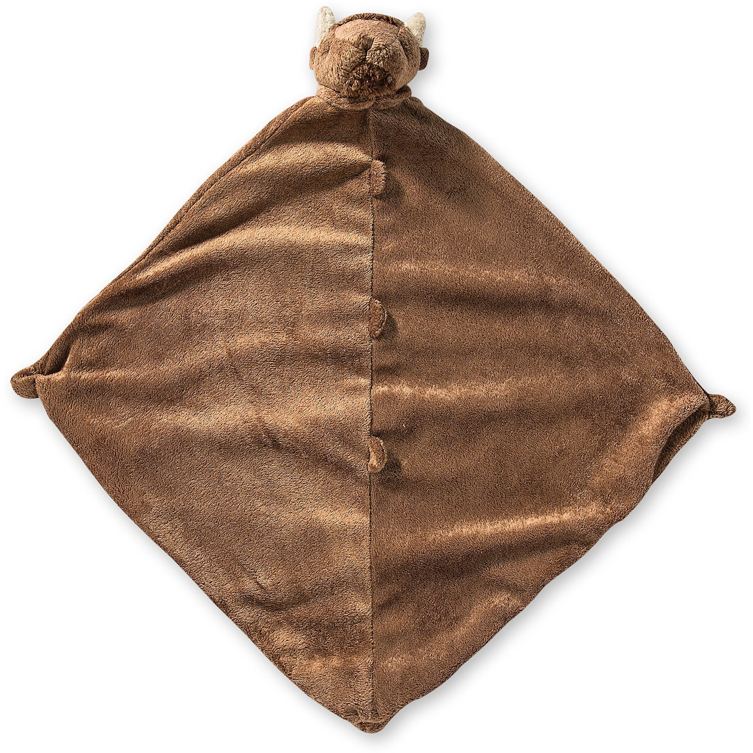 Angel Dear Blankie, Bison , 14X14 Inch (Pack Of 1)