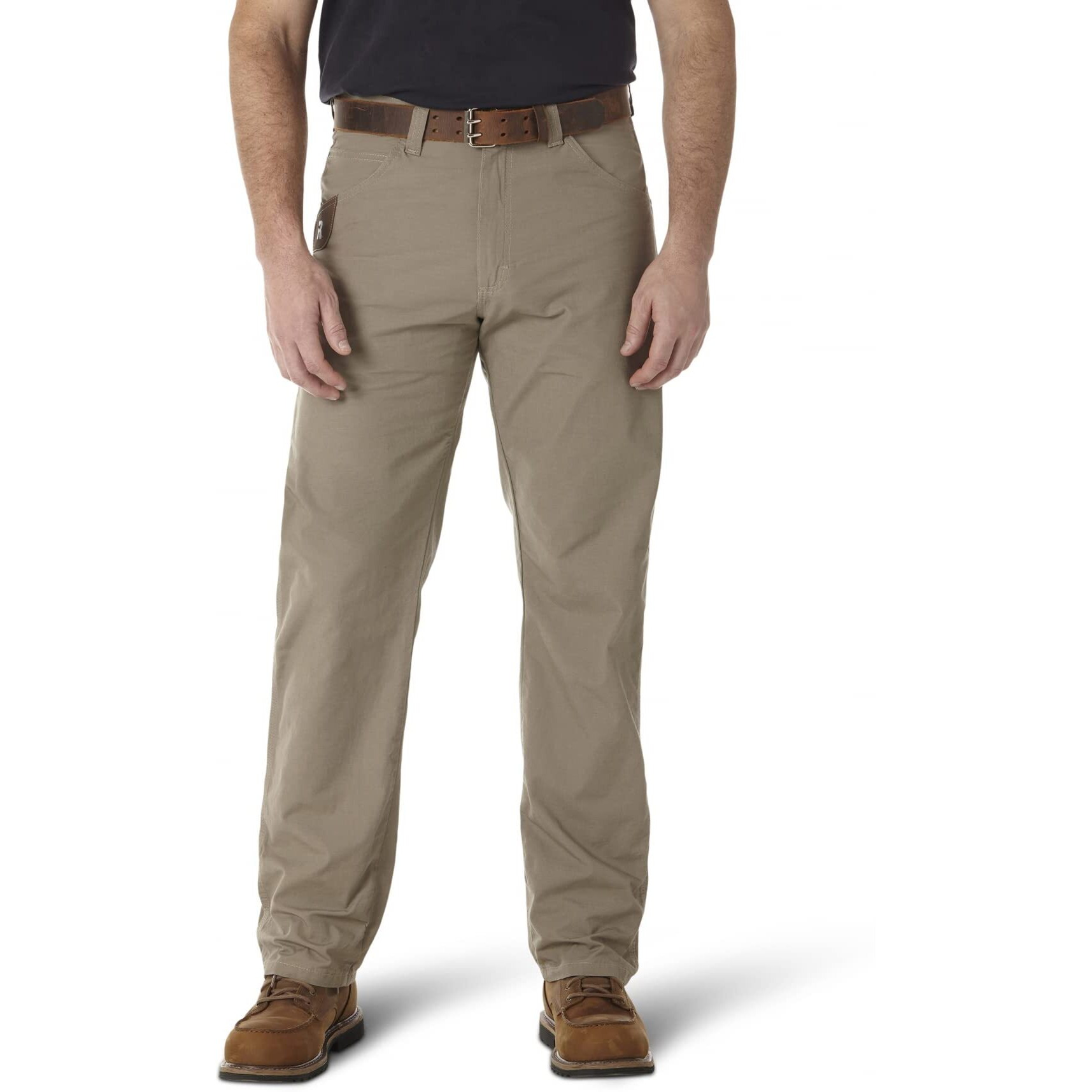 Wrangler Riggs Workwear Mens Technician Work Utility Pants, Dark Khaki, 35W X 30L Us