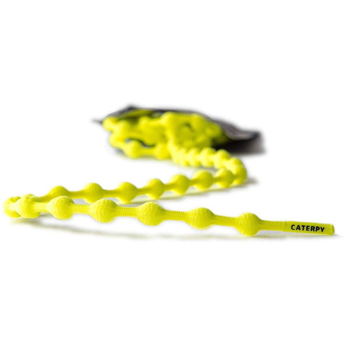 Caterpy Run - The Ultimate Elastic No Tie Shoelaces For Adults And Kids (Standard 30In  75Cm, Electric Yellow)