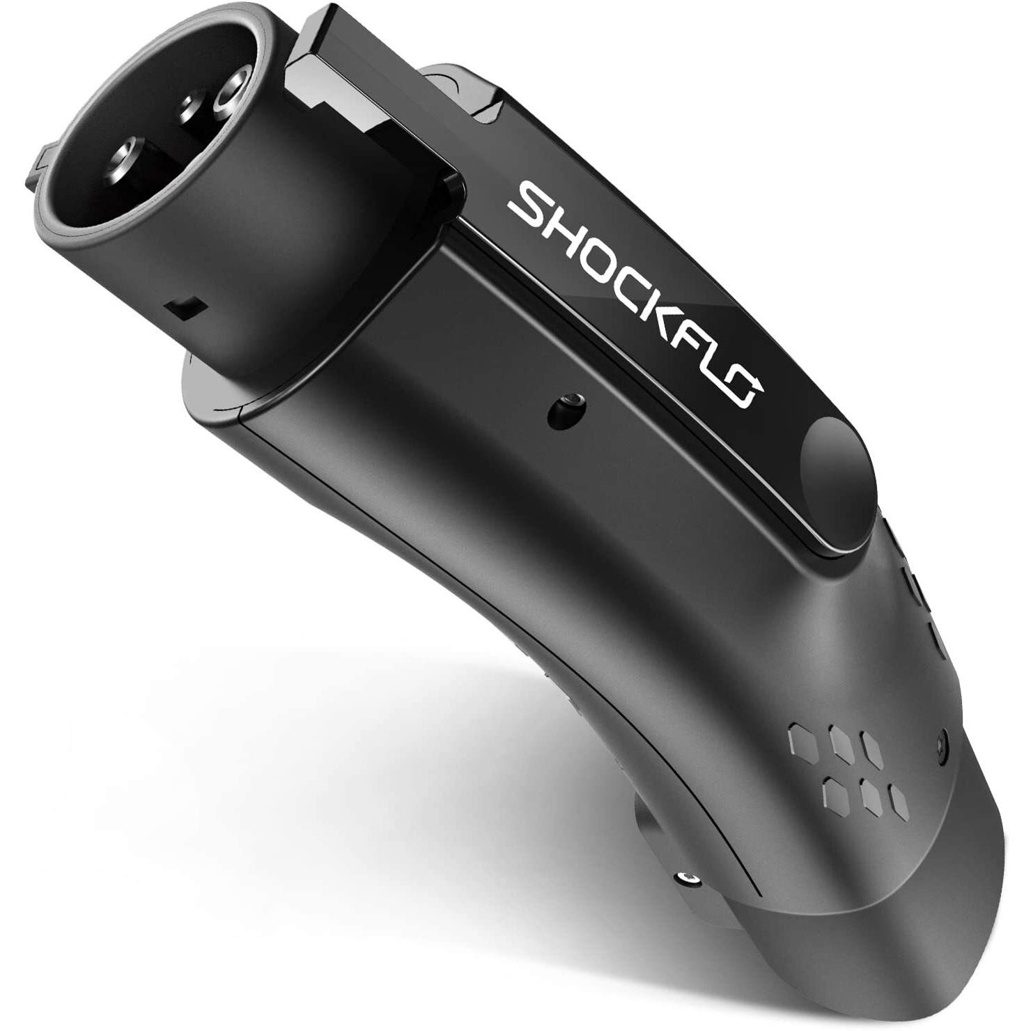 Shockflo J1772 Evs Adapter, Tesla To J1772 Adapter, Fit For All J1772 Evs, 48A 250V Max, With Anti-Drop Lock, For Tesla Destination Charger Mobile Connector Wall Connector