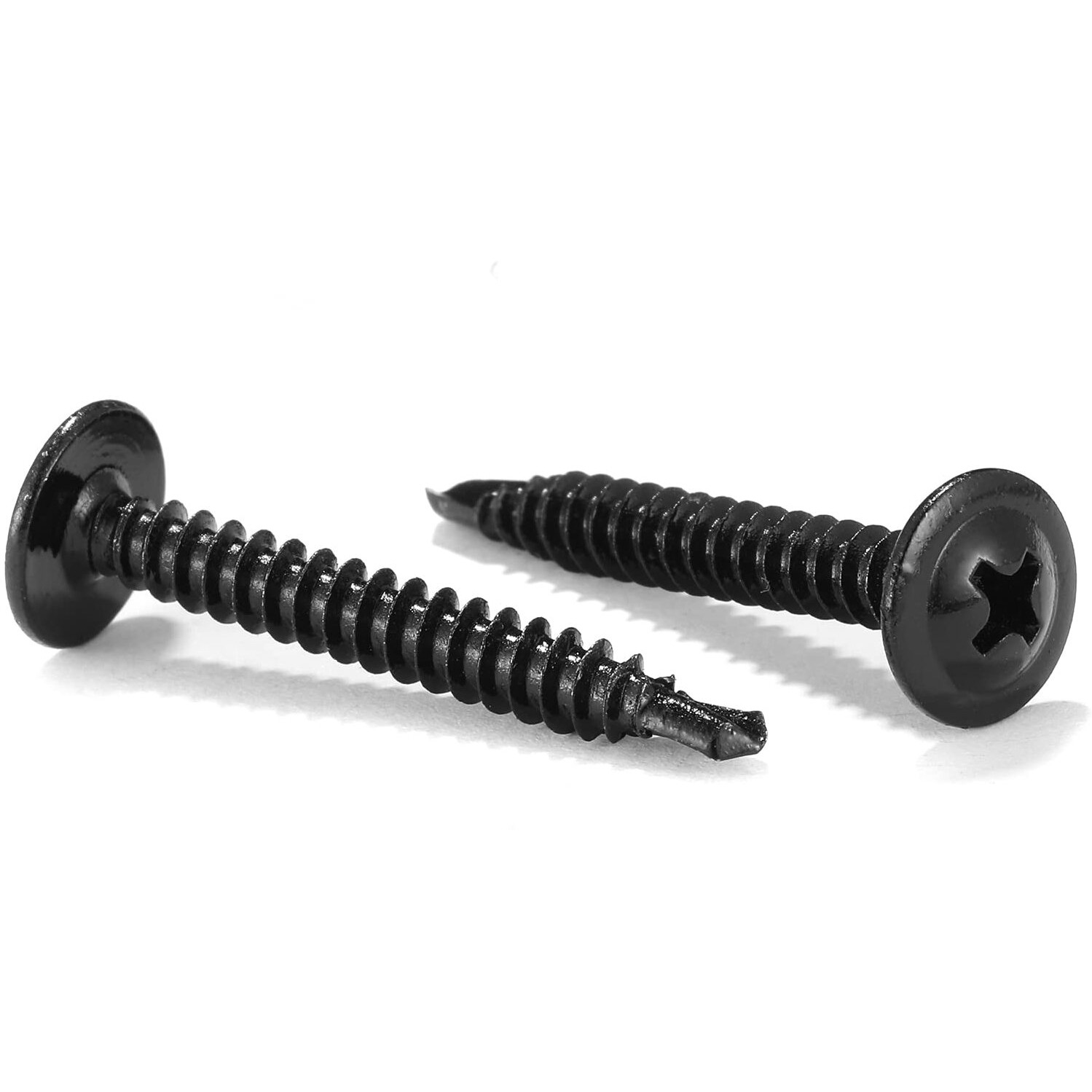 8 X 1-14 Sheet Metal Screws 100Pcs 410 Stainless Steel Truss Head Fast Self Tapping Screws Black Oxide By Sg Tzh