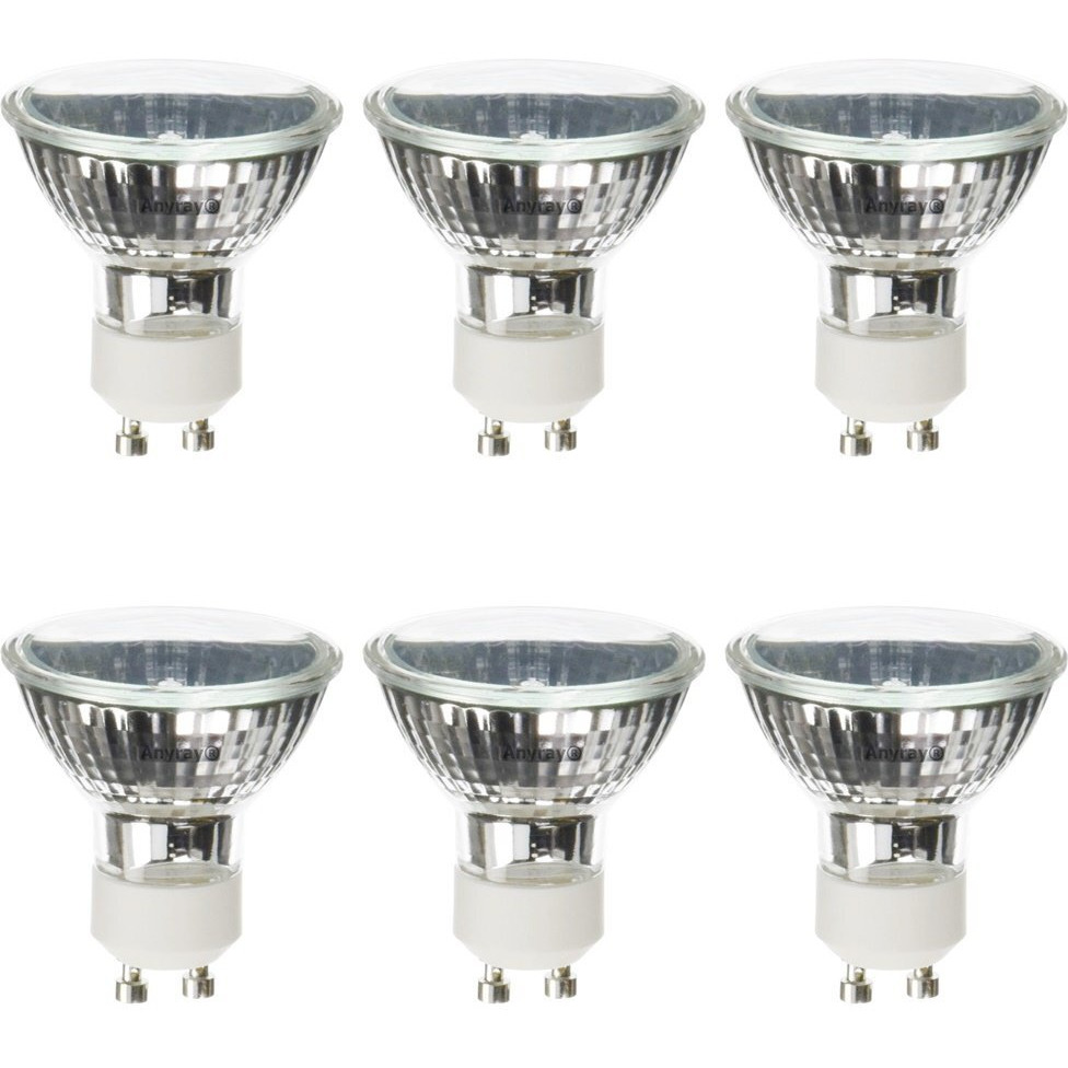 Anyray (6)-Pack For Range Hood Kitchen 50W Light Bulbs 50-Watts