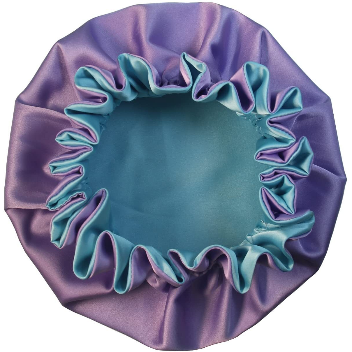 Akiss Reversible Satin Silk Sleep Hair Bonnet For Preemie Newborn Baby Girl Boy (Arcticlavender, 01M)