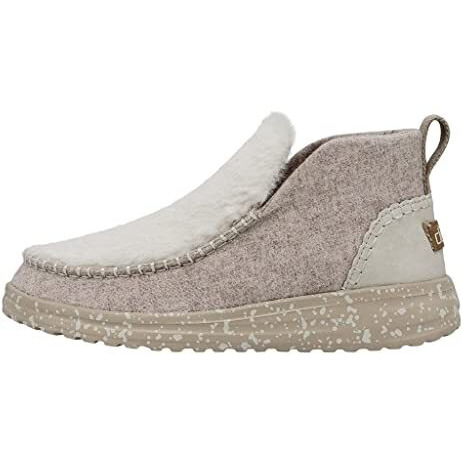 Hey Dude Womens Denny Marshmallow Dream Size 9  Womenas Shoes  Womenas Casual Boots  Comfortable  Light-Weight