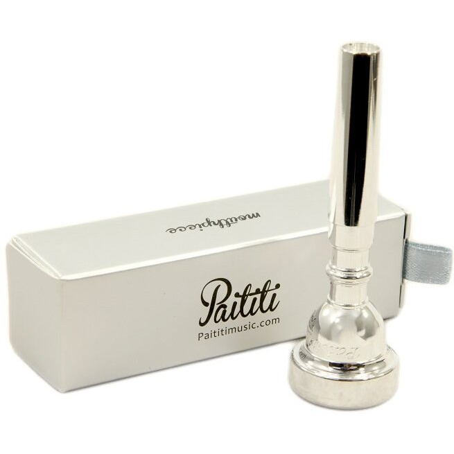 Paititi Silver Plated Bb 7C Trumpet Mouthpiece