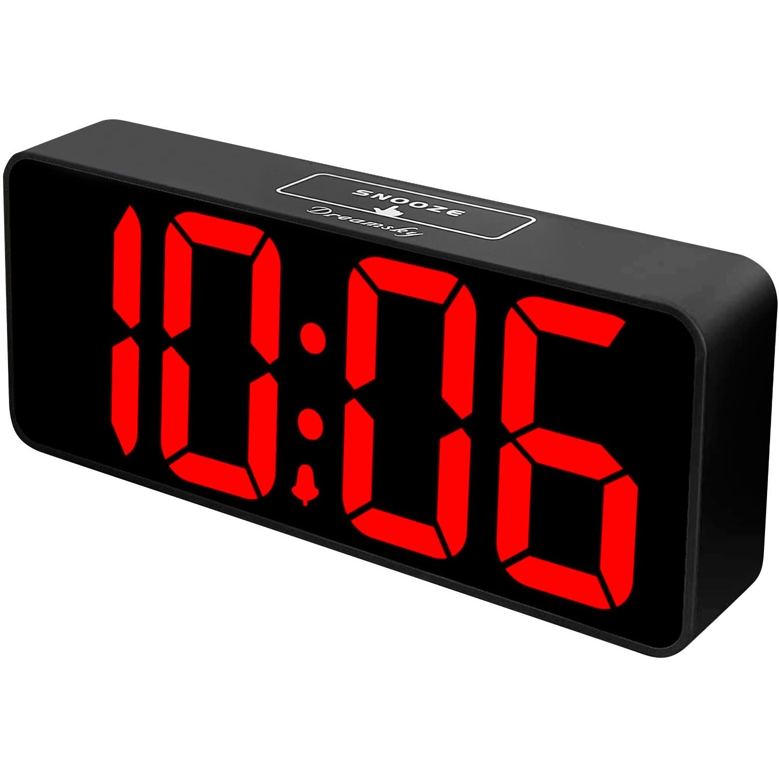 Dreamsky Large Digital Alarm Clock Big Numbers For Seniors  Visually Impaired - 89 Inches Electric Clocks For Bedroom, Jumbo Display Fully Dimmable Brightness, Usb Ports, Adjustable Alarm Volume