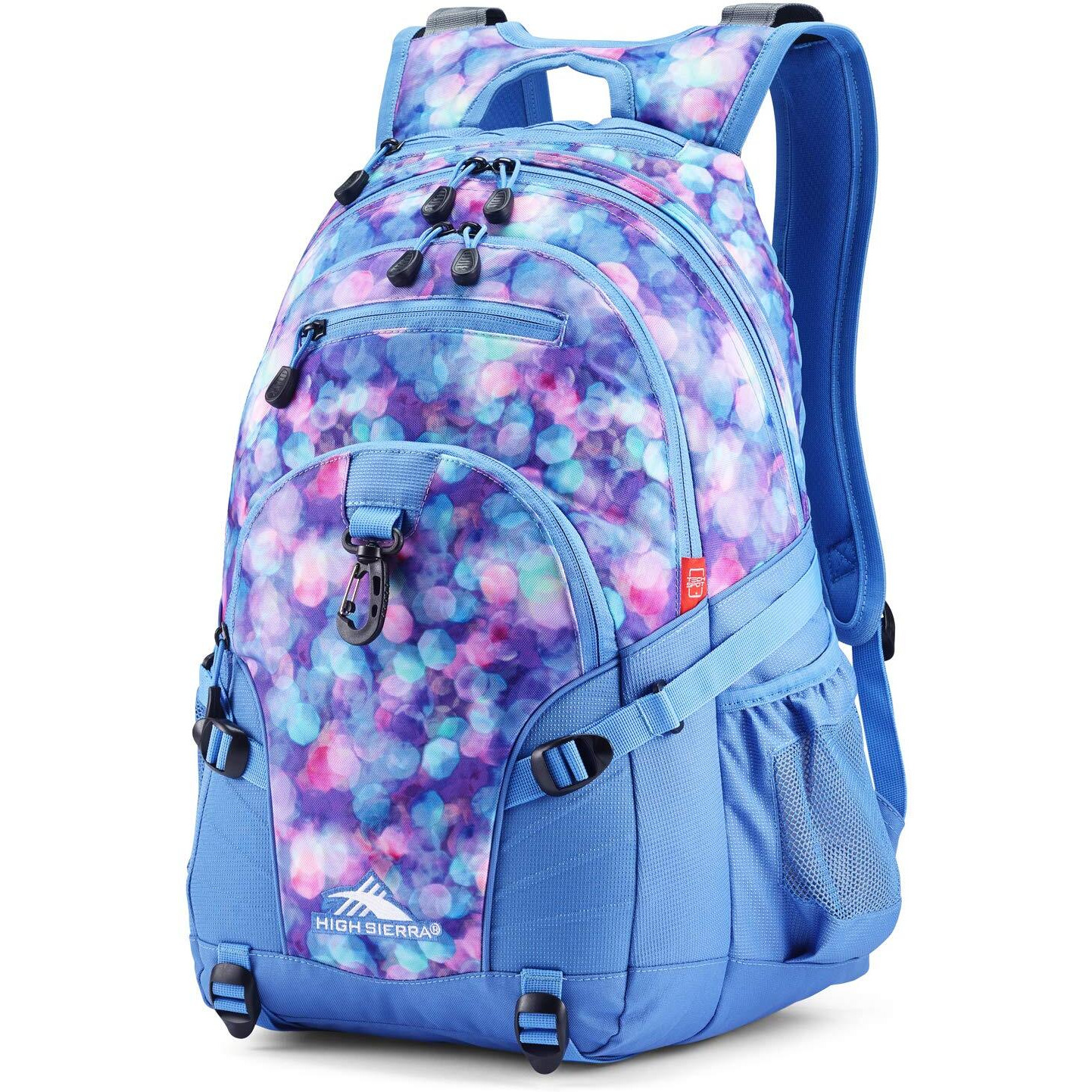 High Sierra Loop-Backpack, School, Travel, Or Work Bookbag With Tablet-Sleeve, Shine Blue/Lapis, One Size