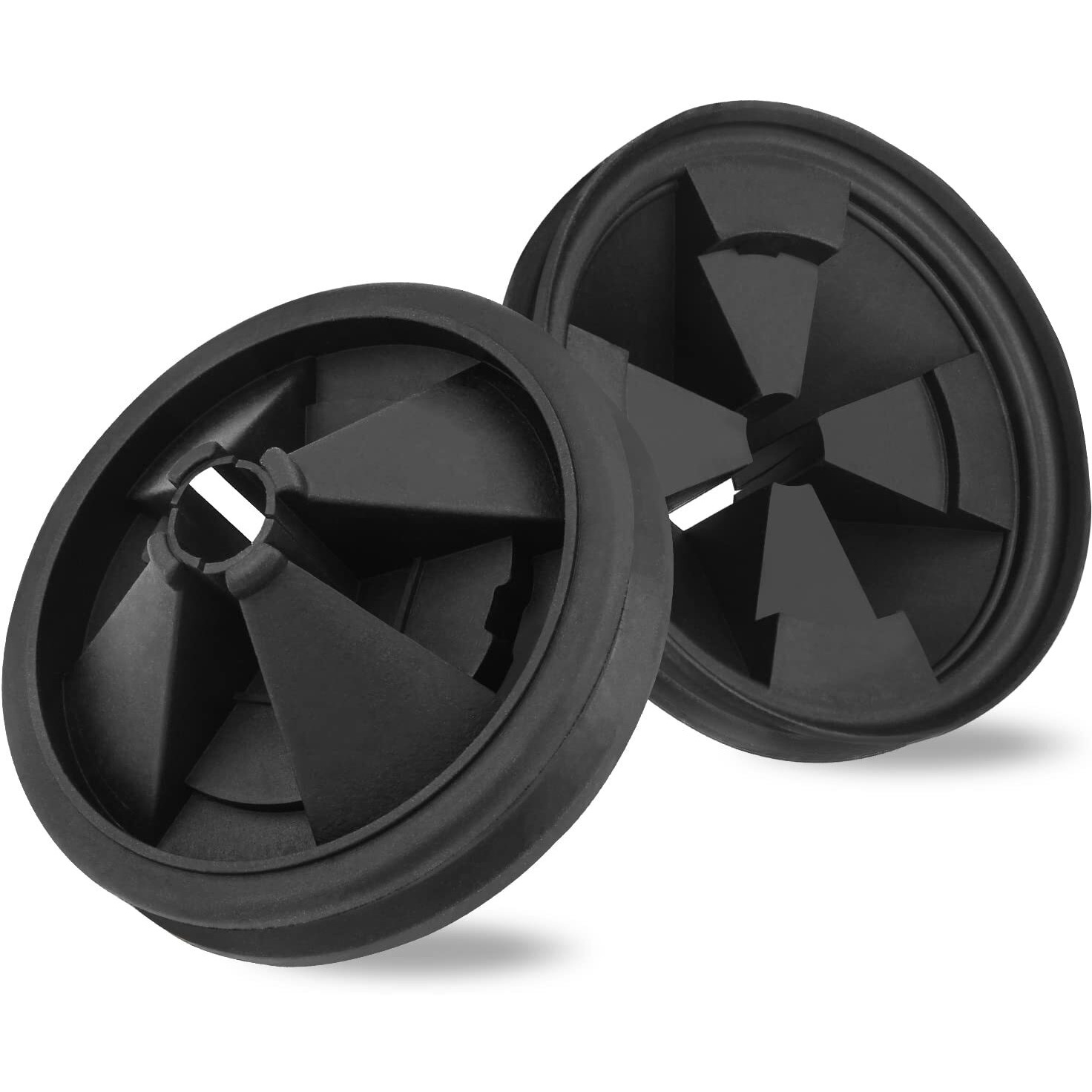 Garbage Disposal Splash Guard, 2 Pack Upgraded Epdm Rubber For Insinkerator Evolution Series 3 3/8" Qcb-Am Sink Baffle Drain Cover Removable Quiet Collar Epdm Strainer Insert Parts Ullnosoo