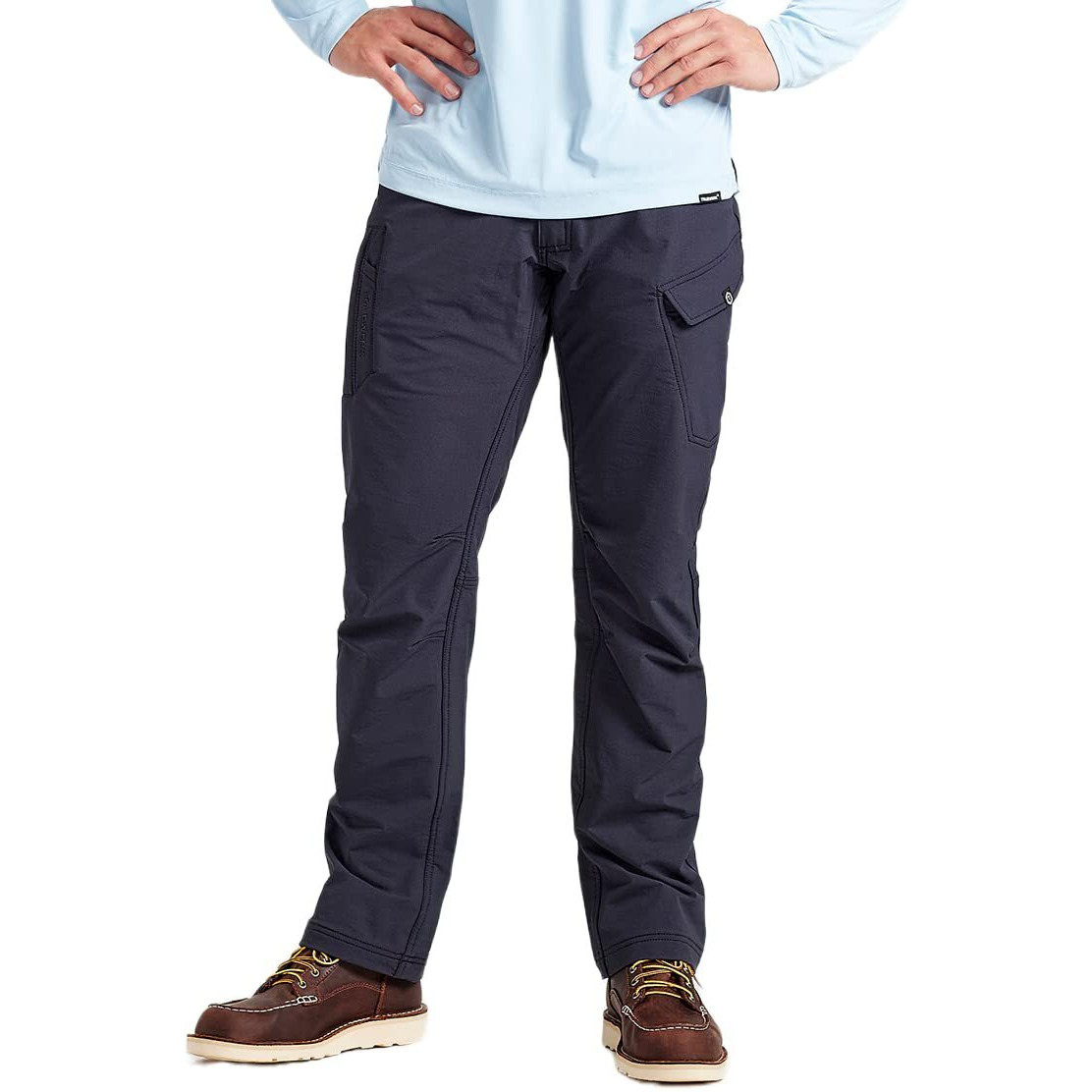 Truewerk Mens Work Pants - T2 Werkpant Technical Workwear, 40W X 34L Navy