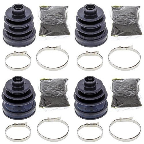 Complete Rear Inner & Outer Cv Boot Repair Kit For Yamaha 700 Rhino Fi 2008-2013 All Balls