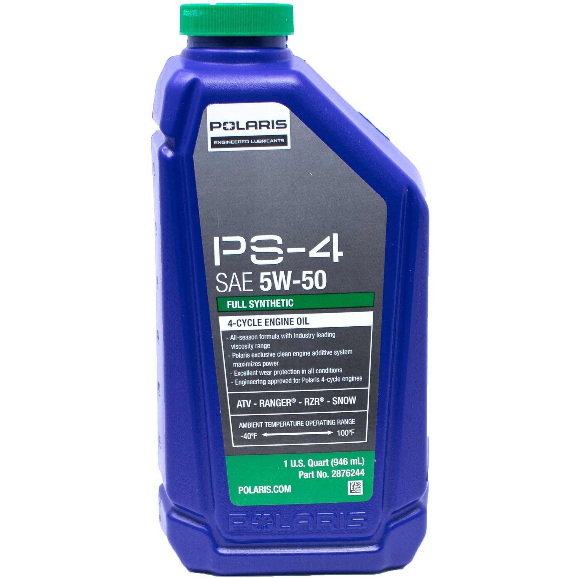 Edwards Oil Bundle Ps4 Two Pack Fits Polaris Atvs, Utvs And Sxss 2876244