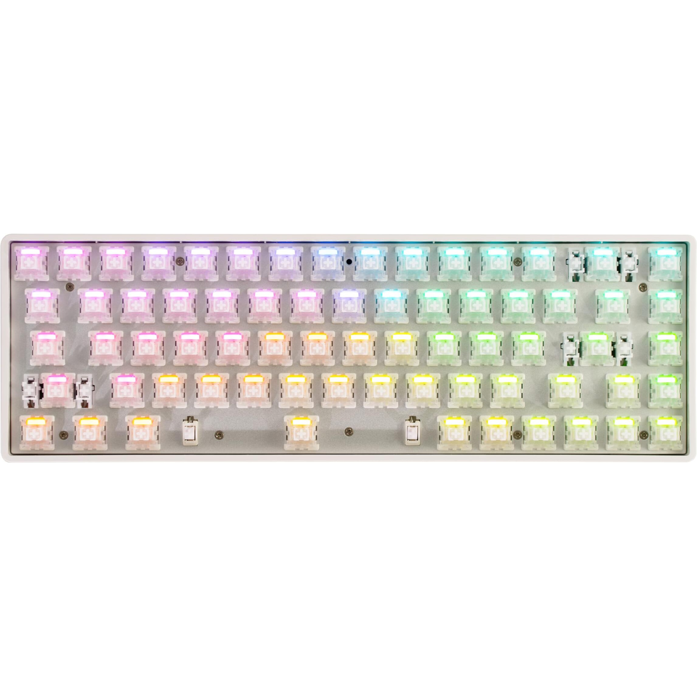DrunkDeer G65 Rapid Trigger Mechanical Keyboard Magnetic Switch 68 Keys Gaming Keyboard 65% Size RGB Compact USB Wired Barebone No Keycap Gray
