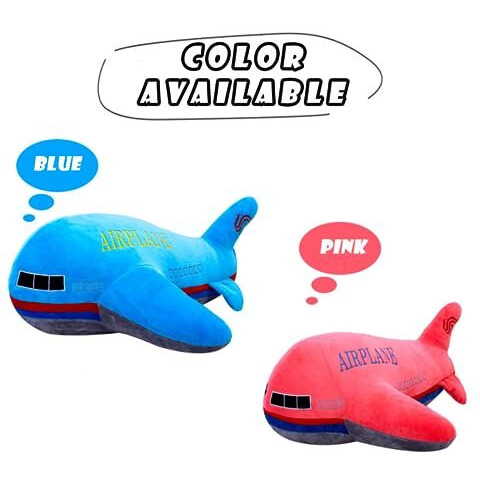 Zxmbeddings 15.7&quot Airplane Plush Stuffed Aircraft Pillow Model Toy,Gifts For Boys Kids,Blue