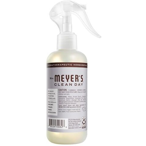 Mrs. Meyer's Clean Day Room Spray, Lavender Scent, 8 Fl Oz Bottle