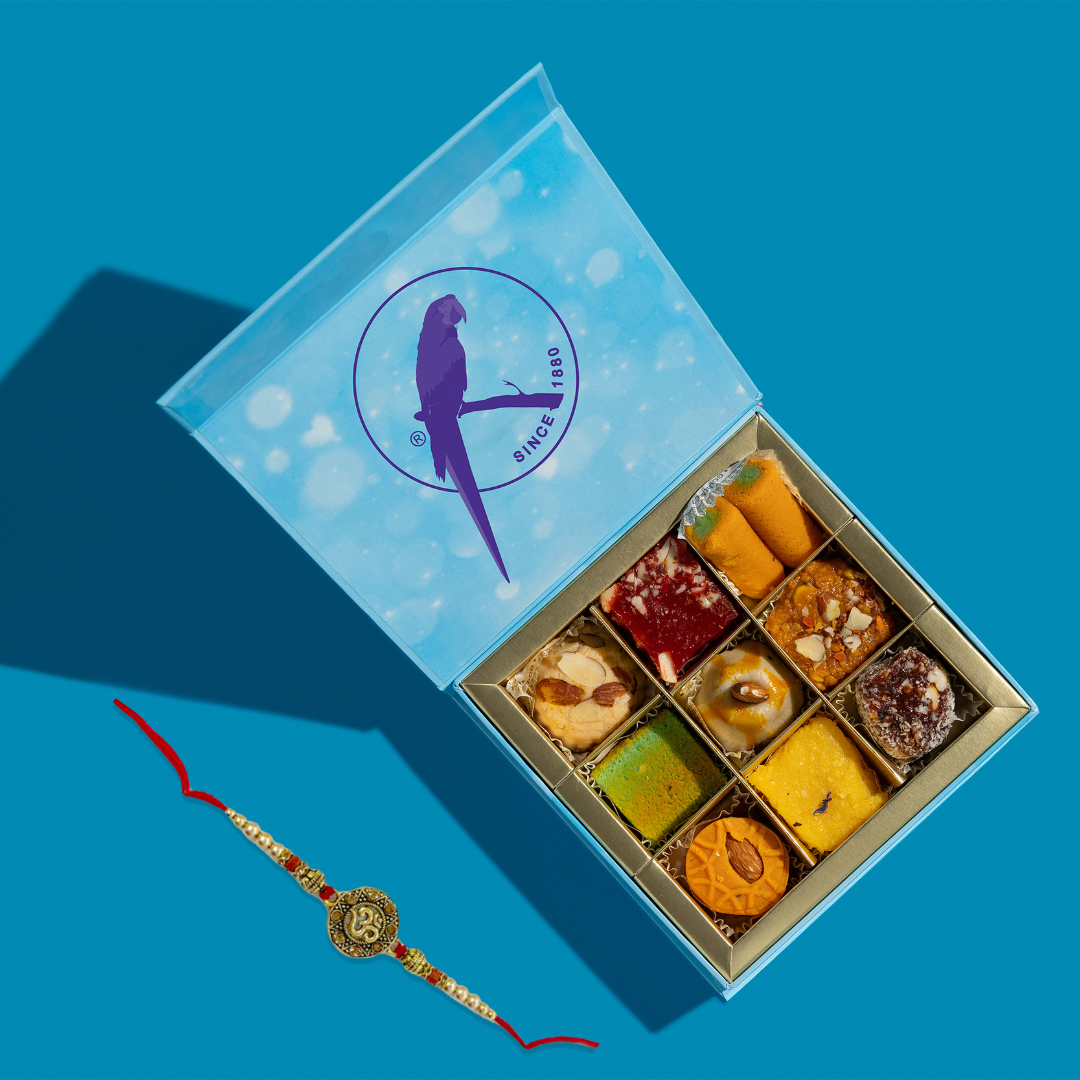 Mickey Magic Blue Sweets with Rakhi