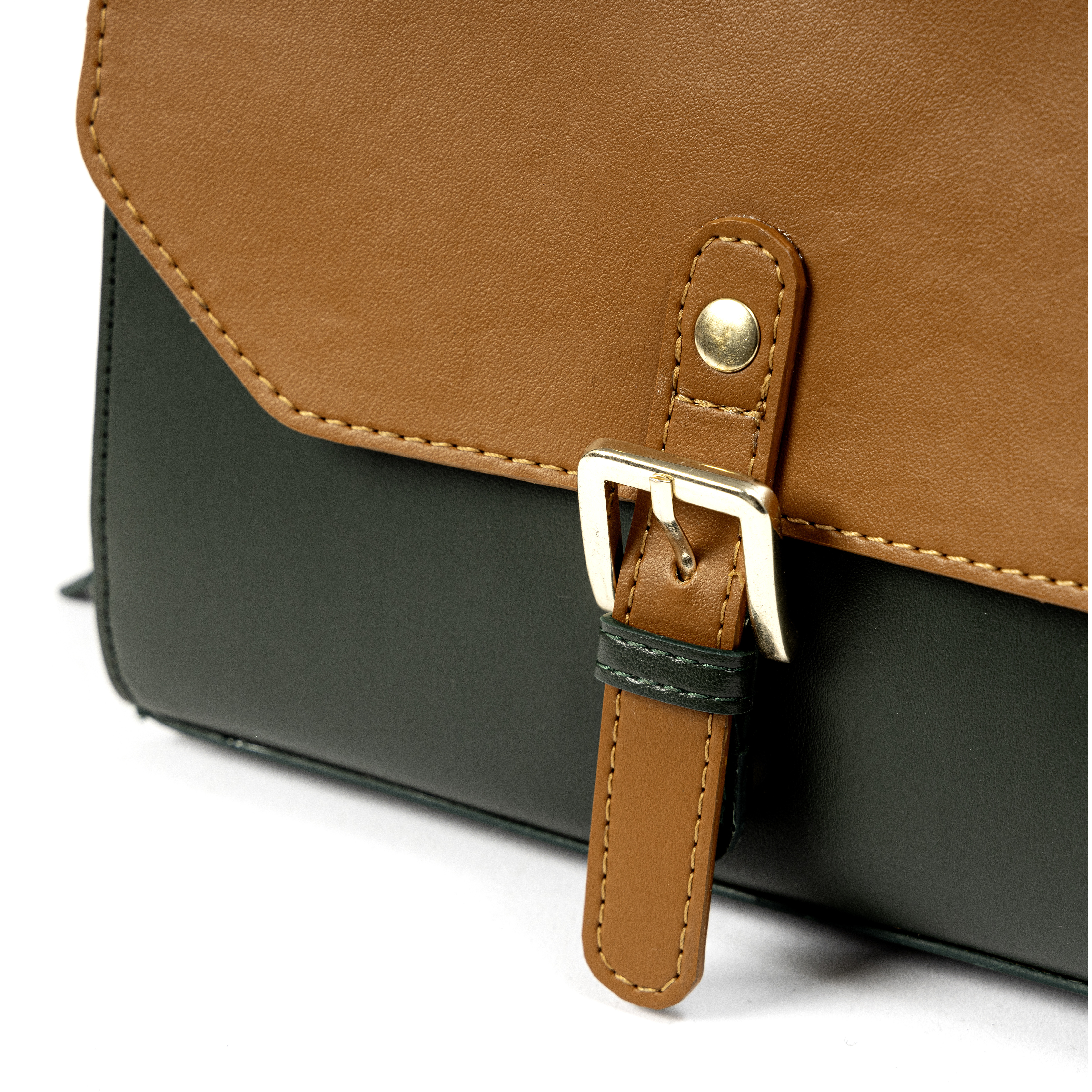Juniper Vegan Leather Sling Bag - Green