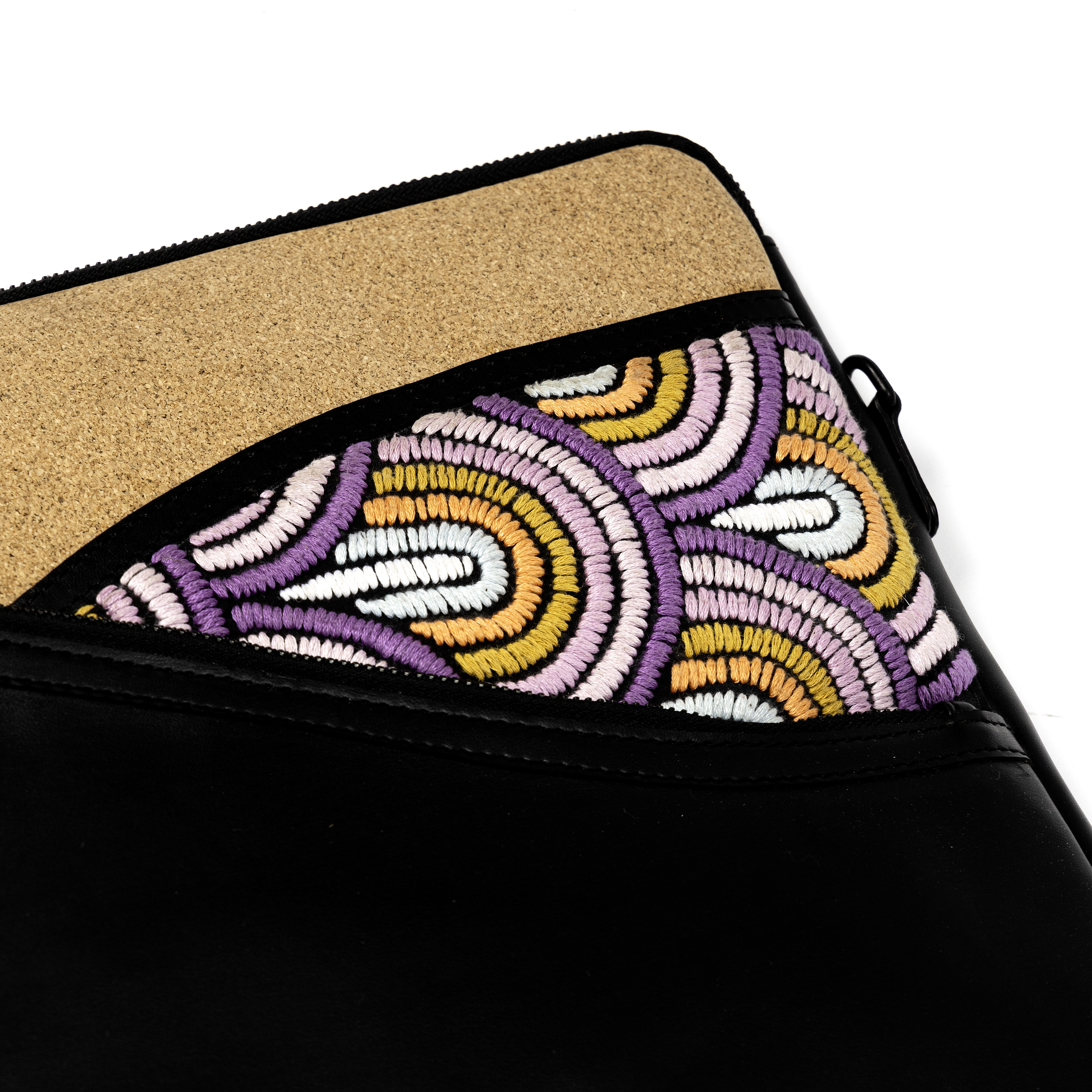 Acacia Laptop Sleeve Olive & Coconut Brown