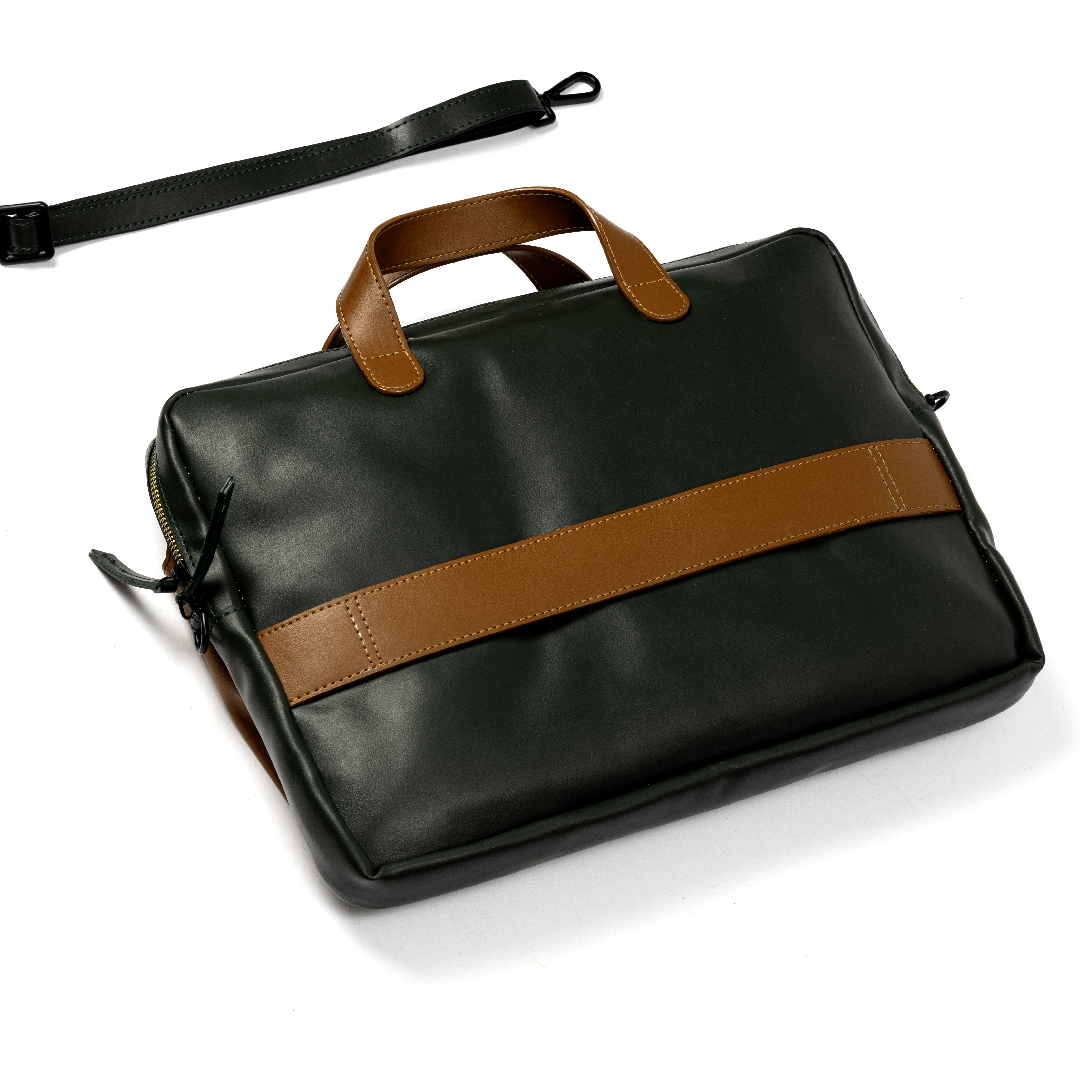 Willow Laptop Sleeve Black & Gingerbread