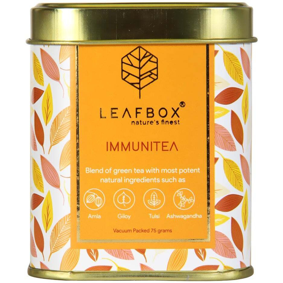 Leaf Box Immunitea Loose Leaf Tin Box - 75 Grams