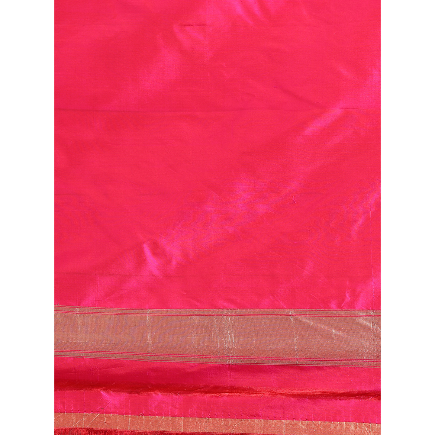 The Weavers Shop By Raavi Brocade Pure Katan Silk Handloom Banarasi Saree With Unstitched Blouse