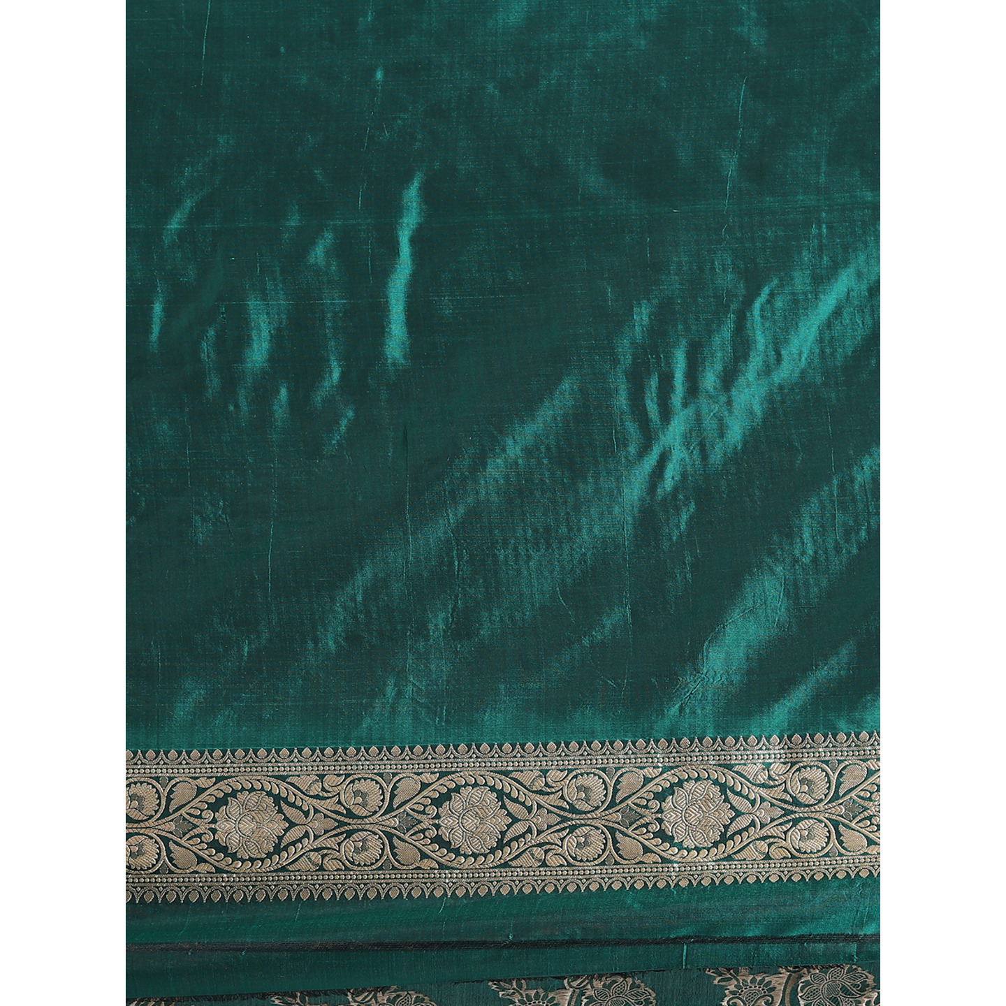 The Weavers Shop By Raavi Brocade Pure Katan Silk Handloom Banarasi Saree With Unstitched Blouse