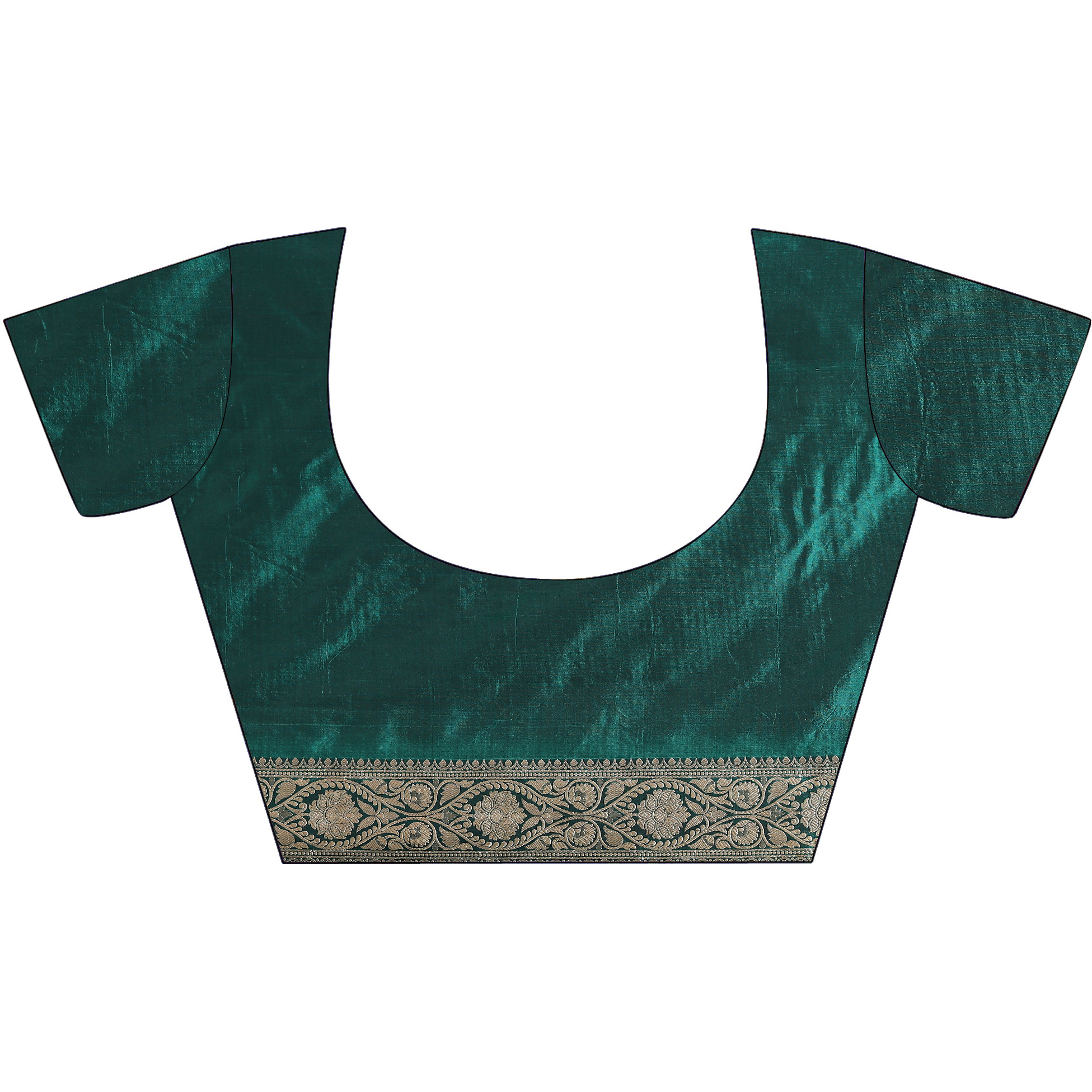 The Weavers Shop By Raavi Brocade Pure Katan Silk Handloom Banarasi Saree With Unstitched Blouse