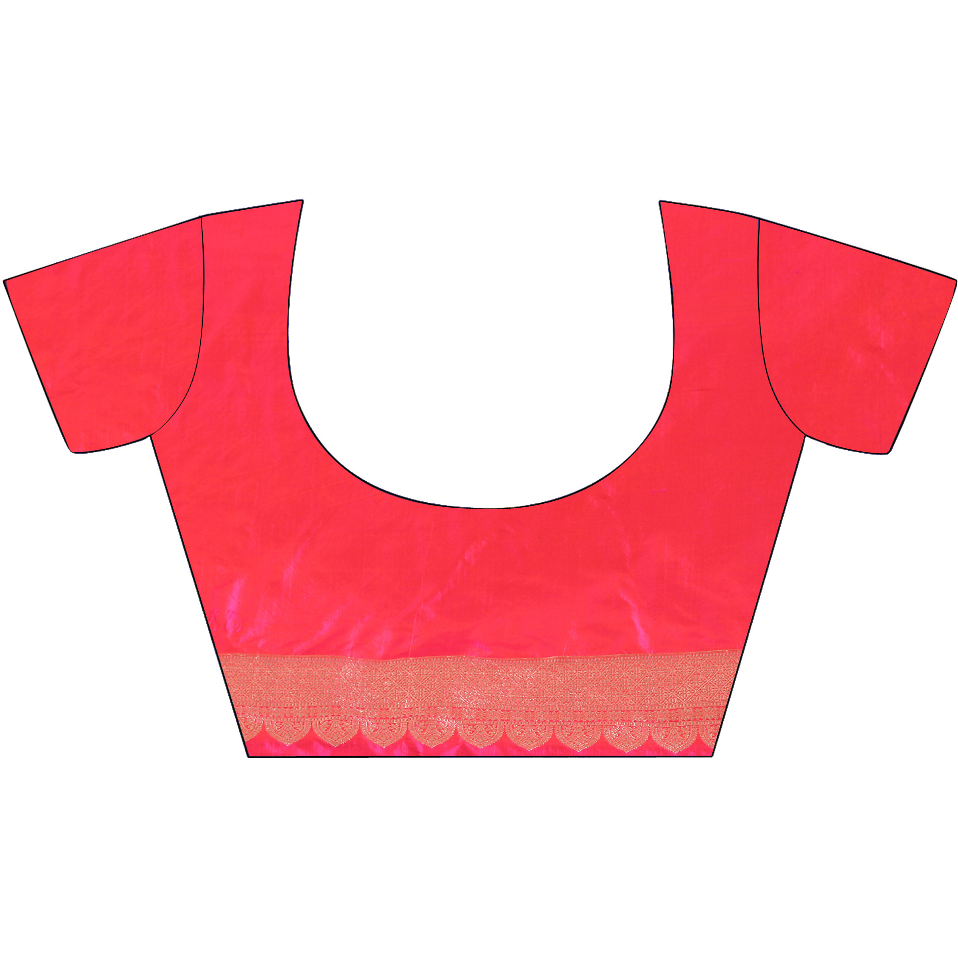 The Weavers Shop By Raavi Brocade Pure Katan Silk Handloom Banarasi Saree With Unstitched Blouse
