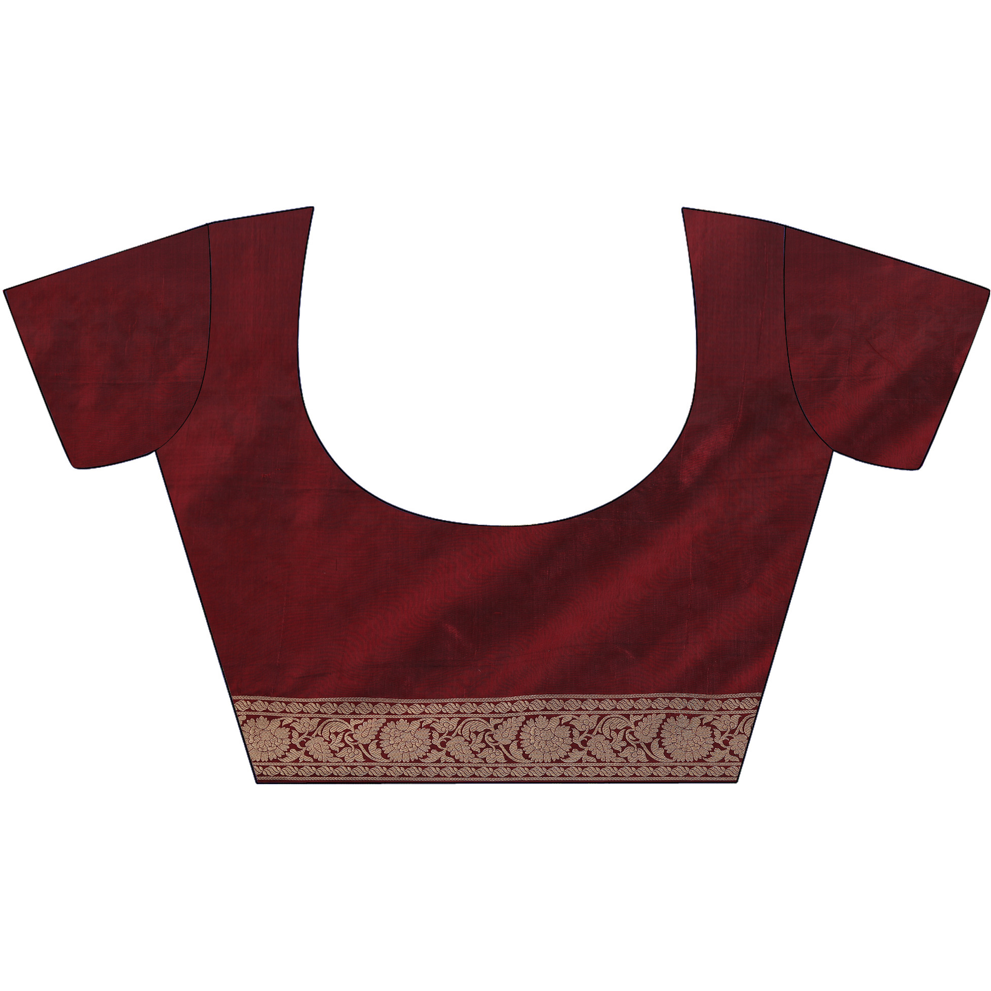 The Weavers Shop By Raavi Brocade Pure Katan Silk Handloom Banarasi Saree With Unstitched Blouse
