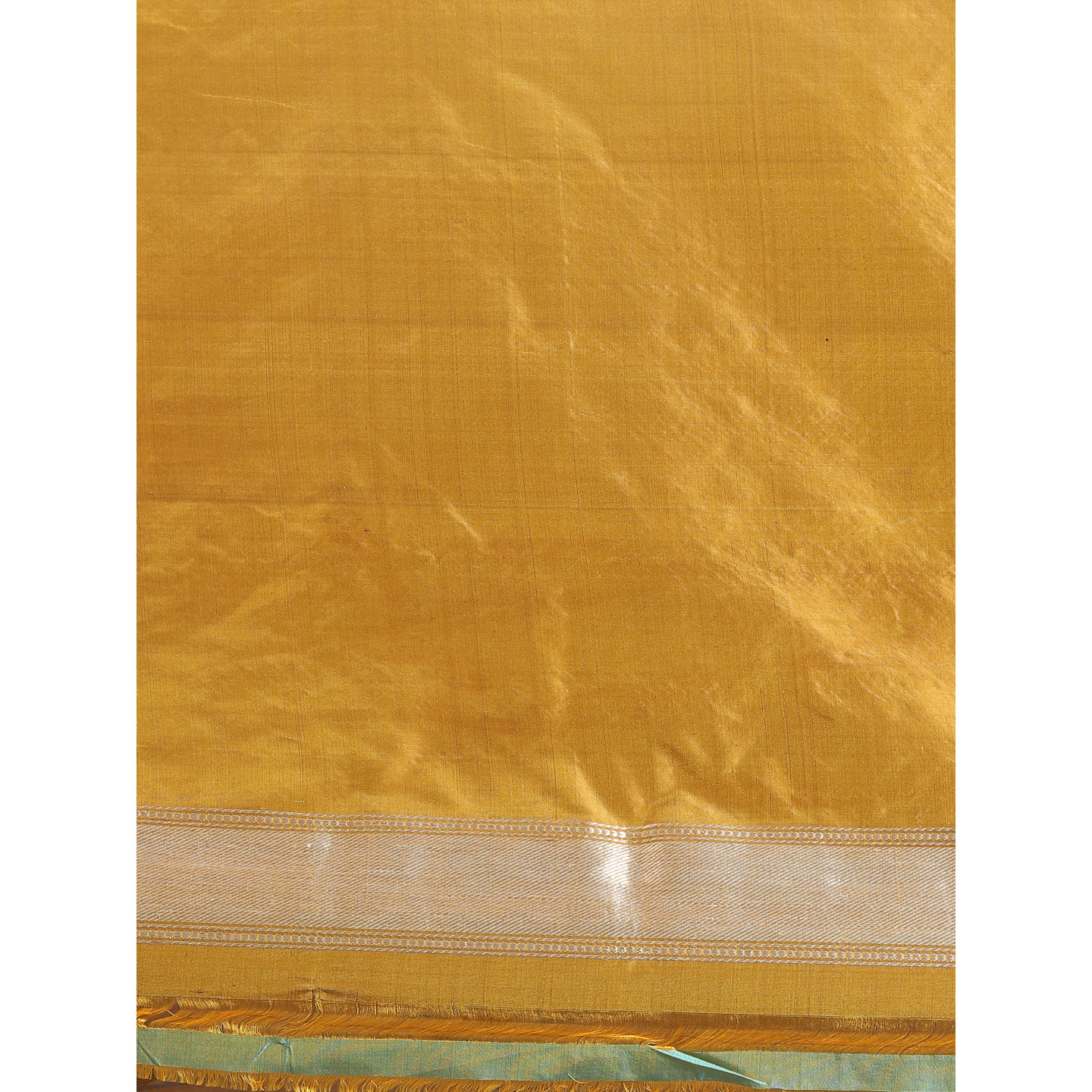 The Weavers Shop By Raavi Brocade Pure Katan Silk Handloom Banarasi Saree With Unstitched Blouse
