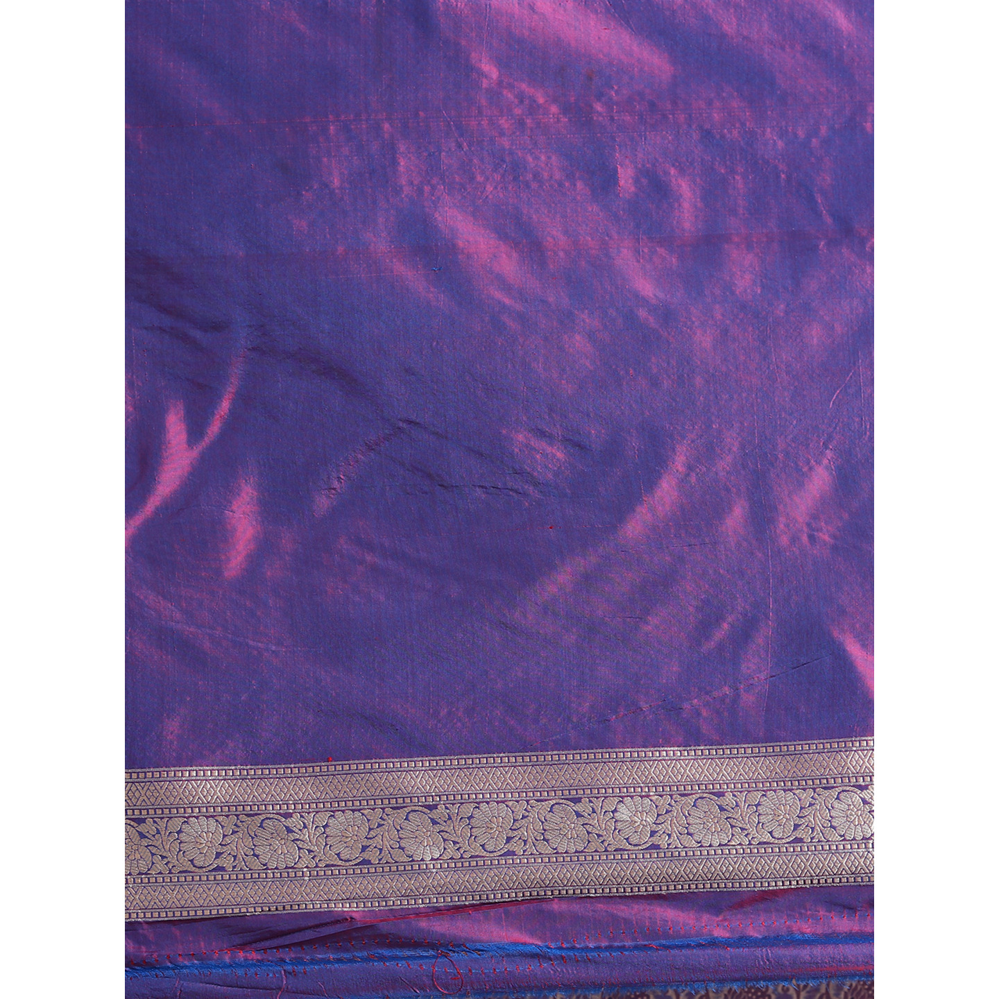 The Weavers Shop By Raavi Brocade Pure Katan Silk Handloom Banarasi Saree With Unstitched Blouse