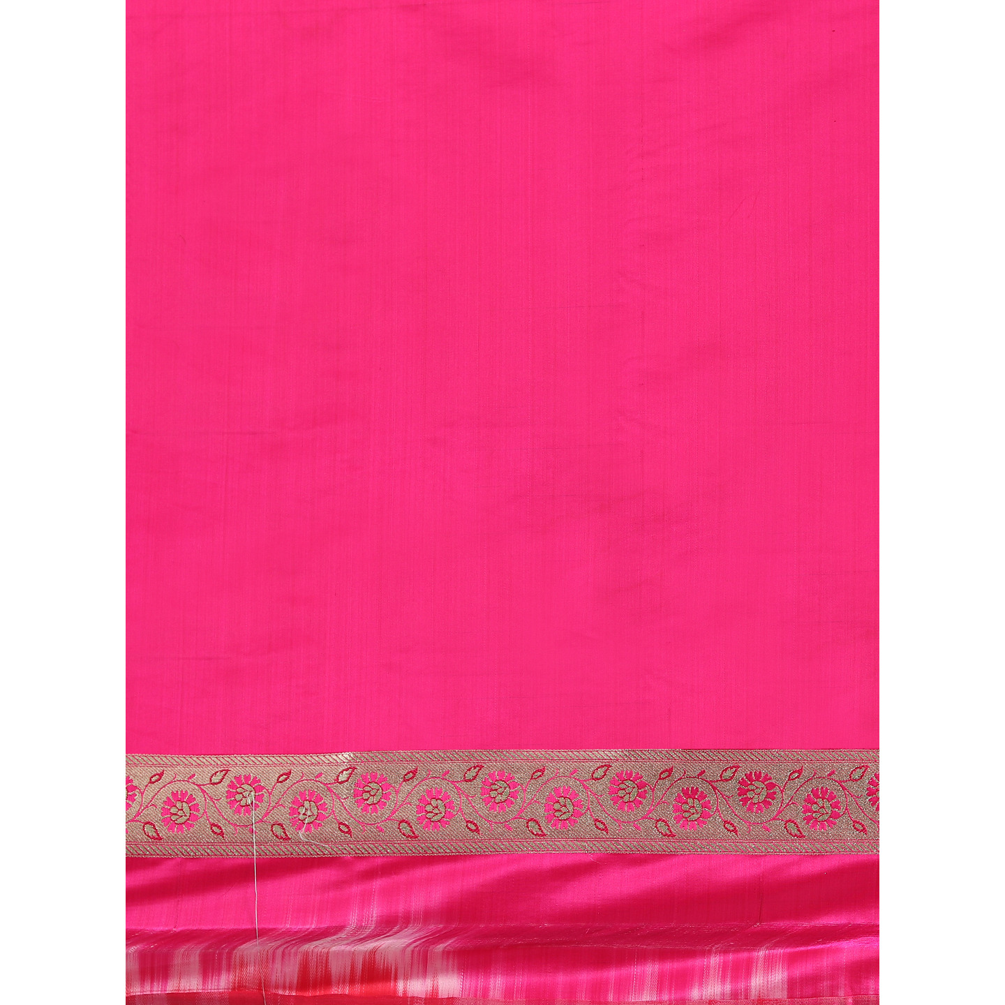 The Weavers Shop By Raavi Brocade Pure Silk Handloom Banarasi Saree With Unstitched Blouse