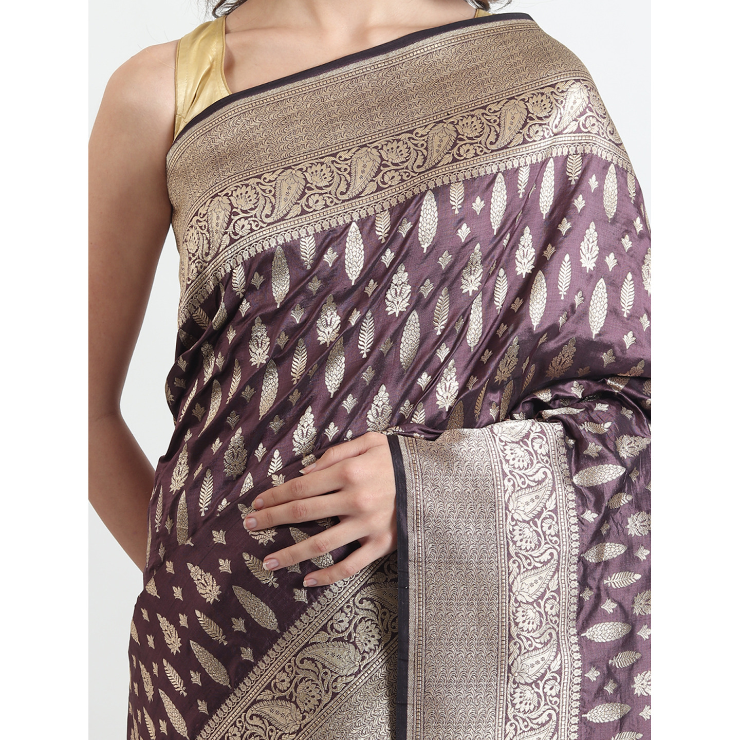 The Weavers Shop By Raavi Handloom Kataan Silk Saree
