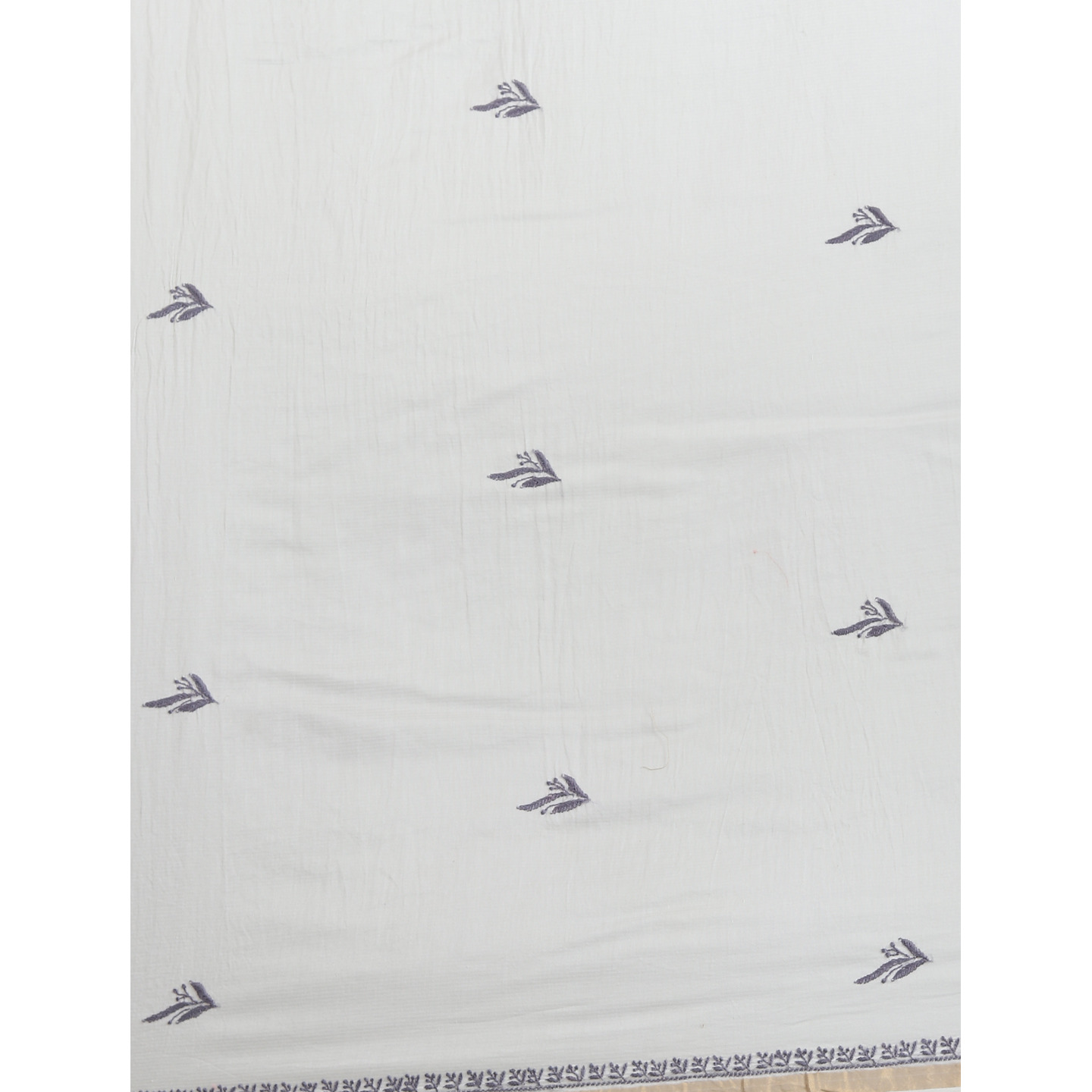 The Weavers Shop By Raavi Chanderi Mul Cotton Indian Wear Handcrafted Embroidery Saree