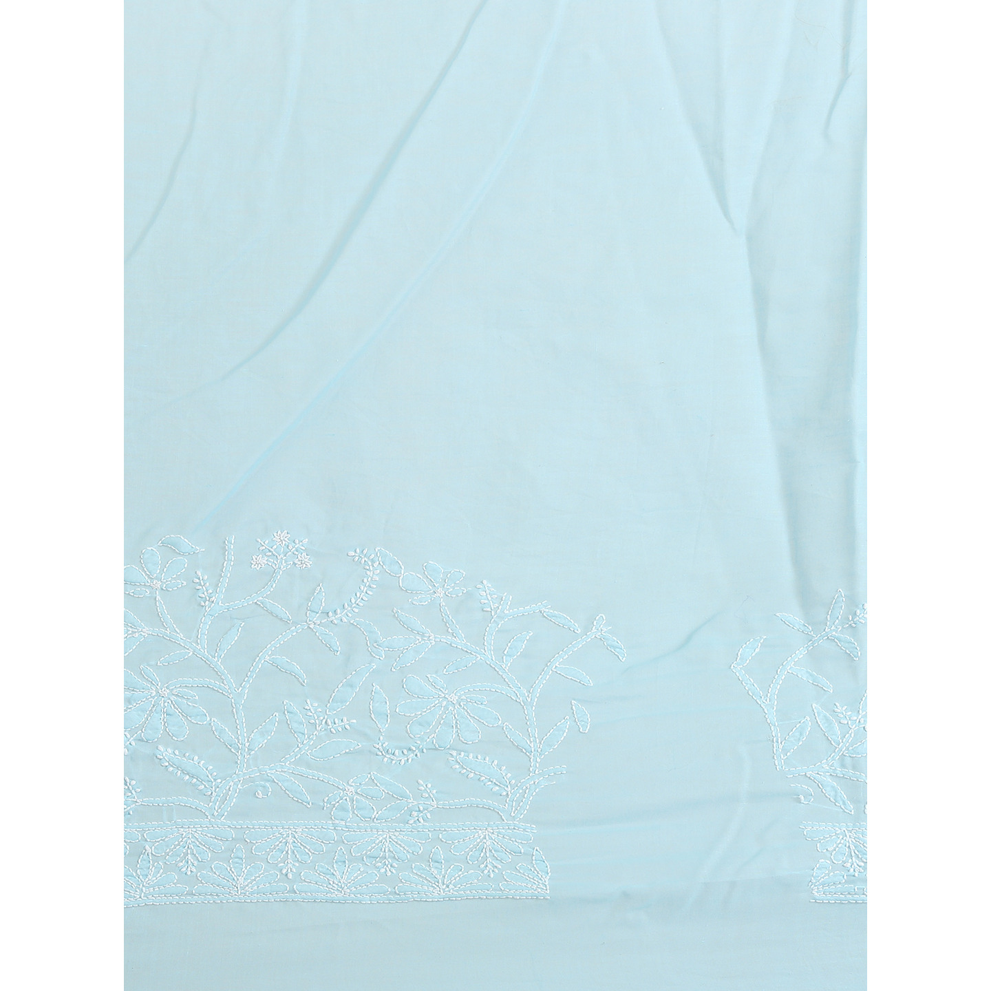 The Weavers Shop By Raavi Pure Cotton Indian Wear Hand Embroidery Chikankari Work Saree
