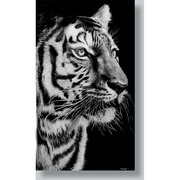 The Tiger Painting by Ashish kumar  ArtozOn - 30 in x 50 in