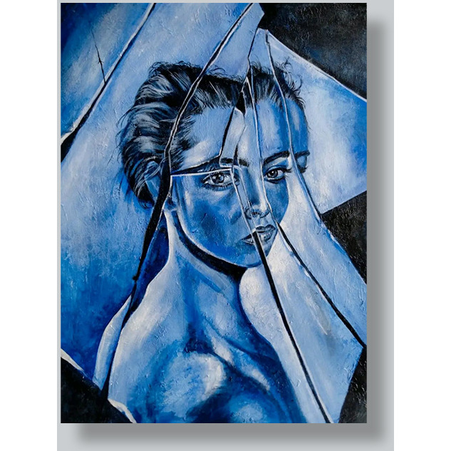 Darar Painting by Nandini Kushwaha | Acrylic on ivory sheet painting  ArtozOn - 26 in x 38 in