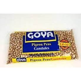 Goya Green Pigeon Peas, Gandules, 14 oz (pack Of 6)