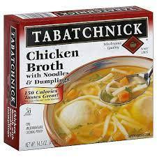 Tabatchnick Chicken Broth with Noodles and Dumplings, 14.5 Ounce (Pack of 12)