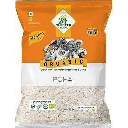 24 Mantra Organic Poha (Beaten Rice) (2 lbs bag)
