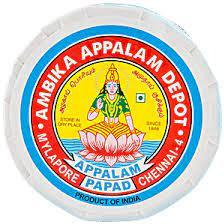 Ambika, Appalam Papad (Cracker), 225 Grams(gm)