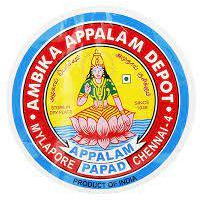 Ambika Appalam Plain Papads (200 gm pack)