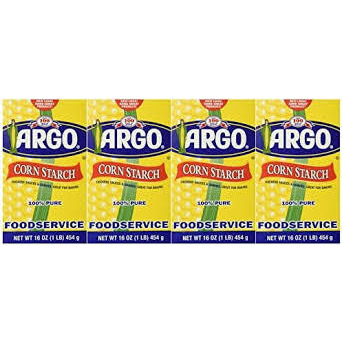 Argo 100% Pure Corn Starch, 16 Oz - PACK OF 4