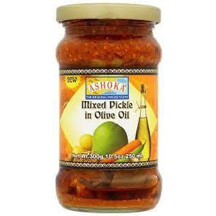 Ashoka, Mixed Pickle in Olive Oil, 300 Grams(gm)