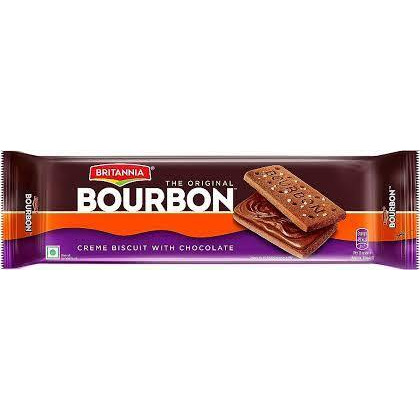 Britannia Bourbon Treat Chocolate Cream Biscuits 100g (Pack of 3) by Britannia