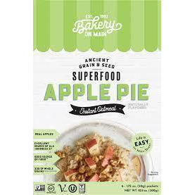 Bakery On Main Oatmeal Inst Gf Apple Pie 6ct